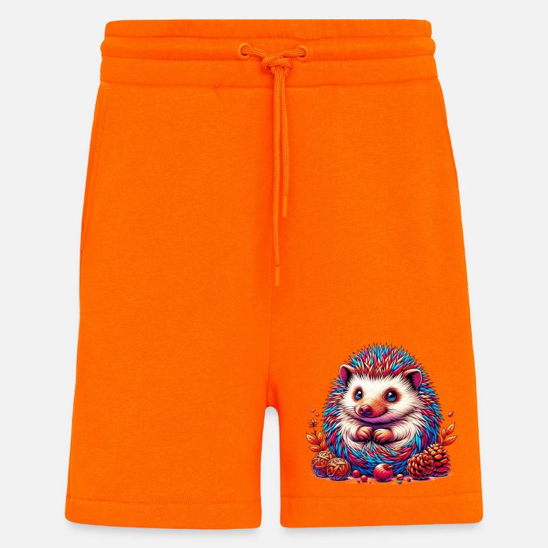 Hedgehog - Shorts - made by SPREAD - SUNSET ORANGE