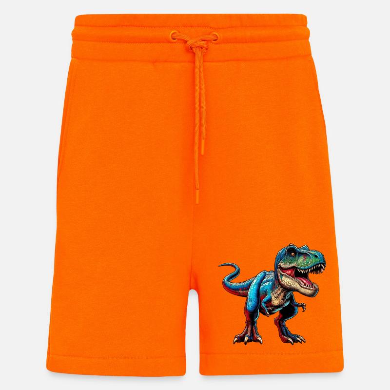 Dinosaurier - Shorts - made by SPREAD - SUNSET ORANGE