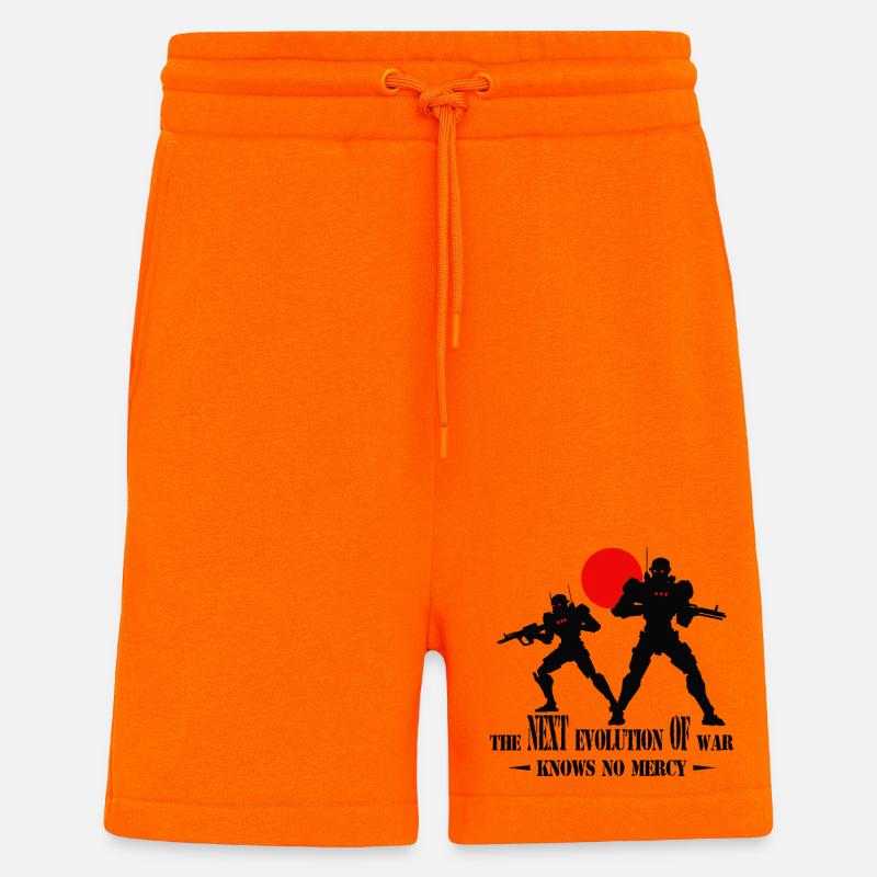Ai Kampfroboter - Shorts - made by SPREAD - SUNSET ORANGE