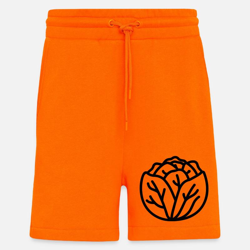 cabbage - Shorts - made by SPREAD - SUNSET ORANGE