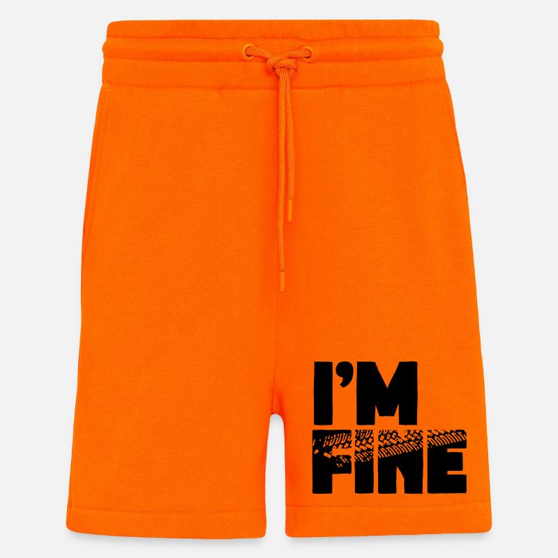 Es geht mir gut - Shorts - made by SPREAD - SUNSET ORANGE