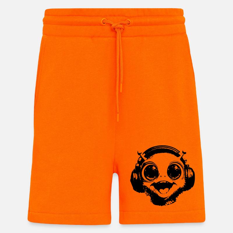 Alien - Short bio décontracté fabriqué en UE - SUNSET ORANGE