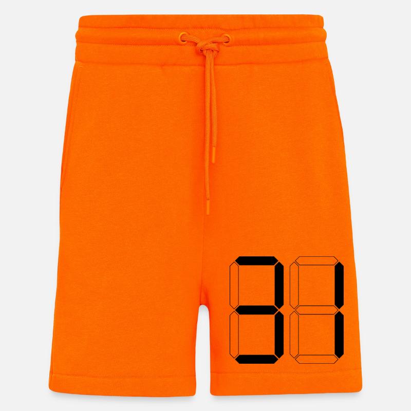 NUMMER 31 Einunddreißig Geschenk Digital - Shorts - made by SPREAD - SUNSET ORANGE