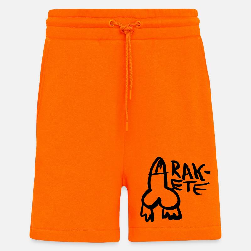 Fusée - Short bio décontracté fabriqué en UE - SUNSET ORANGE