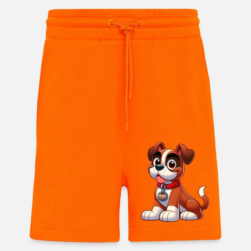 boxer 2 - Short bio décontracté fabriqué en UE - SUNSET ORANGE