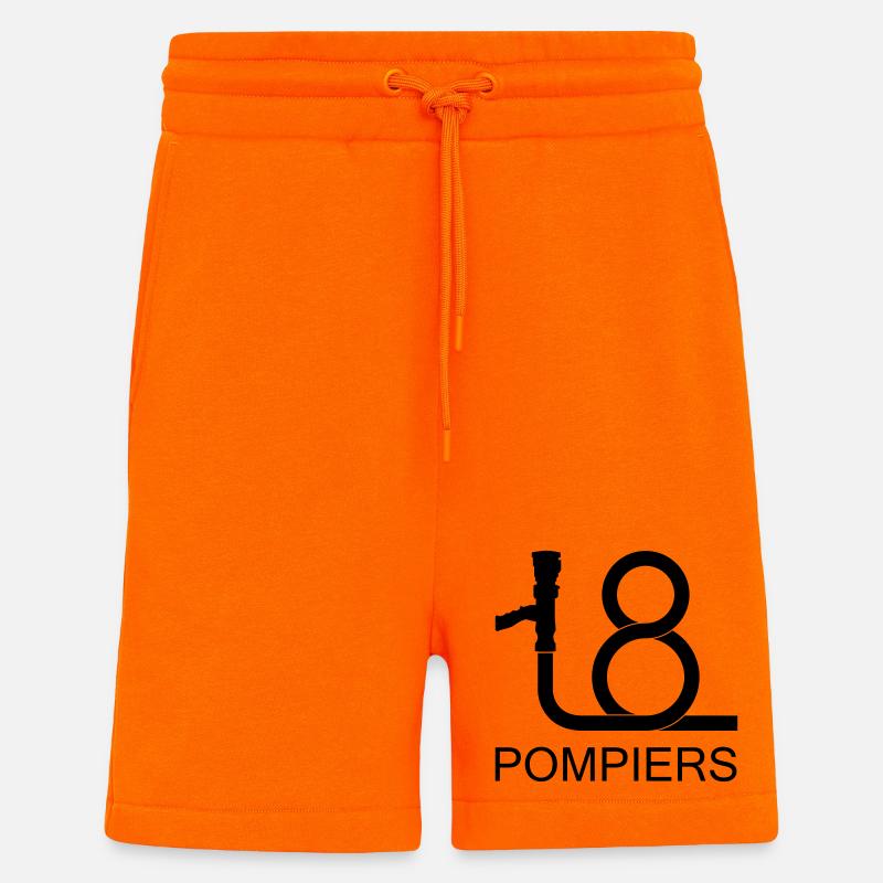 lance_18_2 - Short bio décontracté fabriqué en UE - SUNSET ORANGE