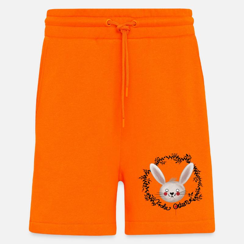Vampire Easter Happy Easter Illustration - Shorts - made by SPREAD - SUNSET ORANGE