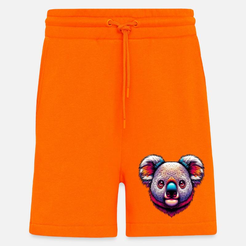 Koala - Short bio décontracté fabriqué en UE - SUNSET ORANGE