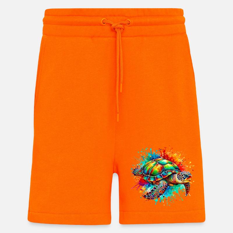 Schildkröte - Shorts - made by SPREAD - SUNSET ORANGE