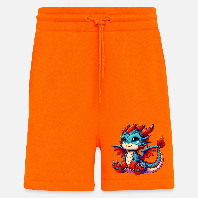 Dragon - Short bio décontracté fabriqué en UE - SUNSET ORANGE
