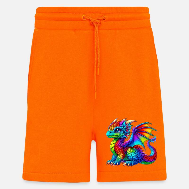 Dragon - Short bio décontracté fabriqué en UE - SUNSET ORANGE
