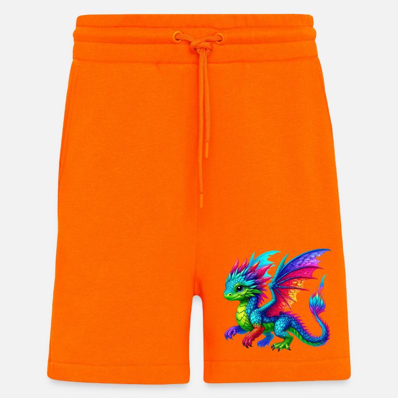 Dragon - Short bio décontracté fabriqué en UE - SUNSET ORANGE