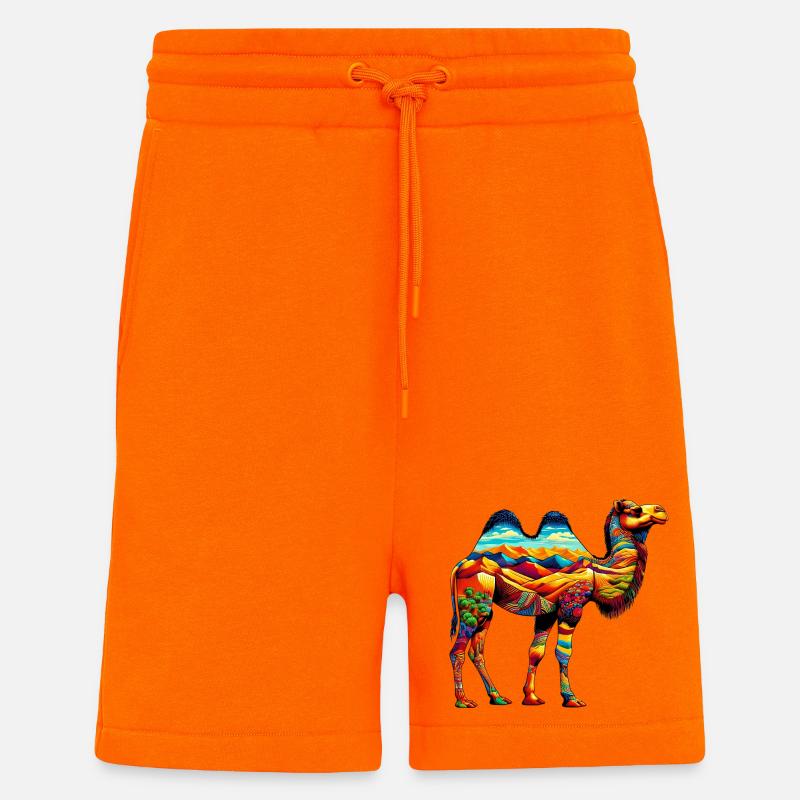 Kamel - Shorts - made by SPREAD - SUNSET ORANGE