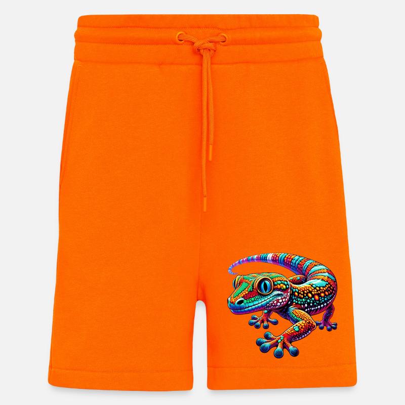 Gecko - Short bio décontracté fabriqué en UE - SUNSET ORANGE