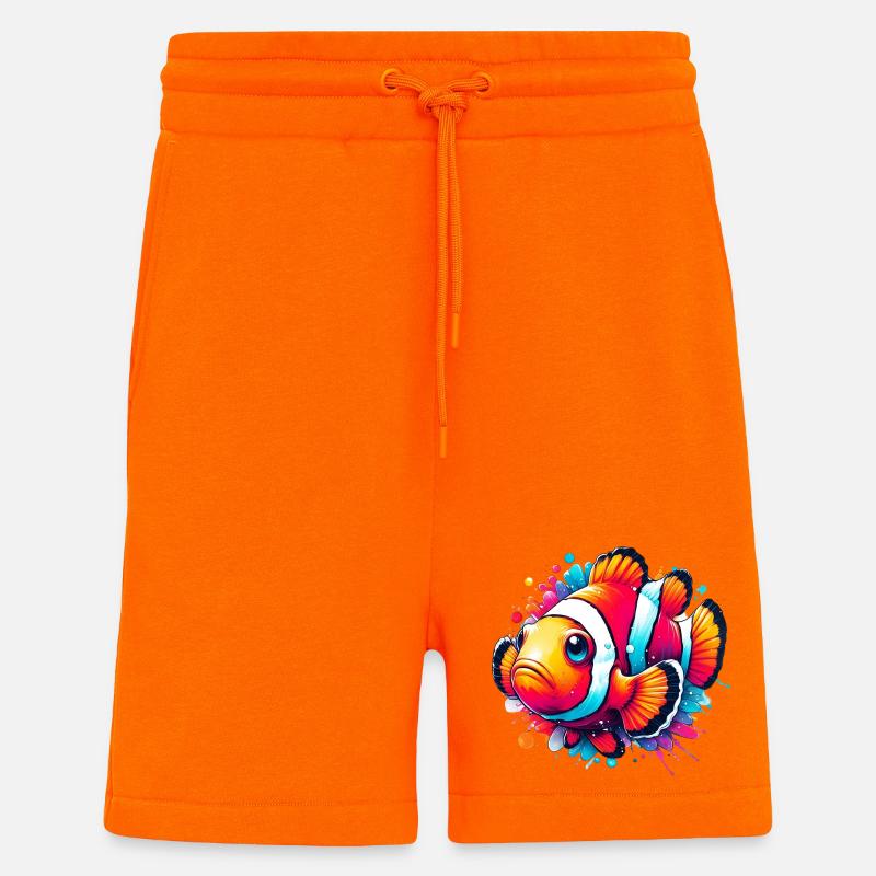 Clownfisch - Shorts - made by SPREAD - SUNSET ORANGE