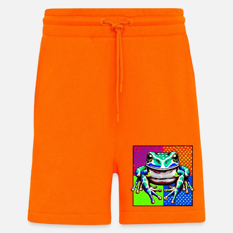 Frosch - Shorts - made by SPREAD - SUNSET ORANGE