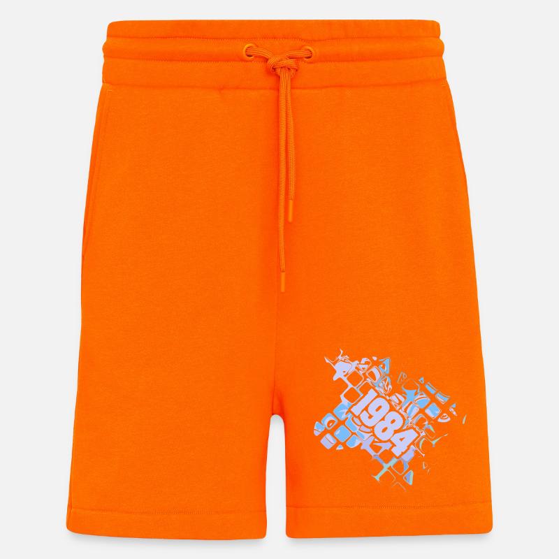 Computer 1984 - Shorts - made by SPREAD - SUNSET ORANGE