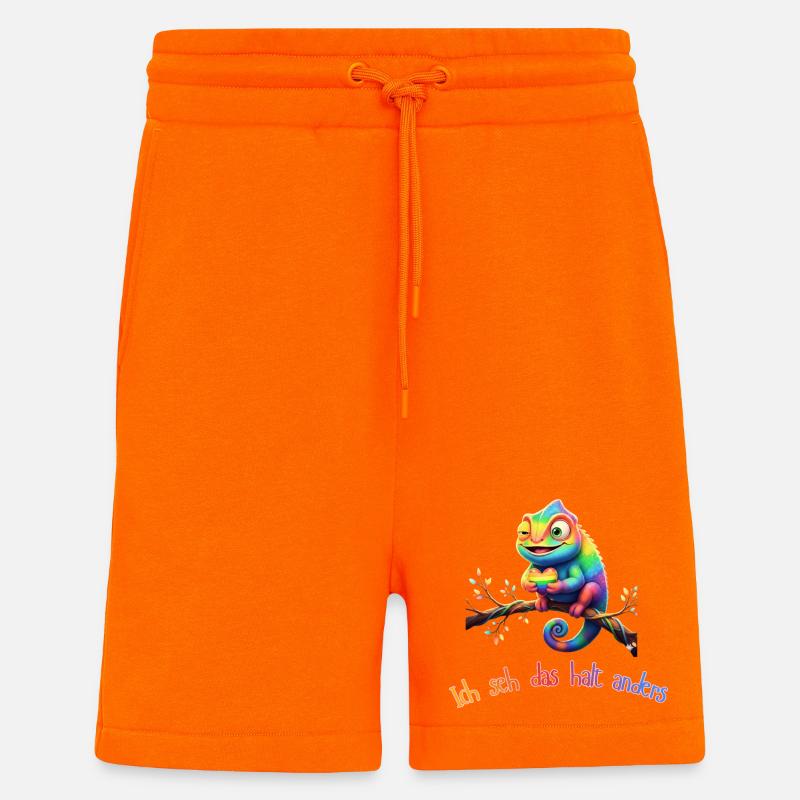 Ich seh das halt anders!  - Shorts - made by SPREAD - SUNSET ORANGE