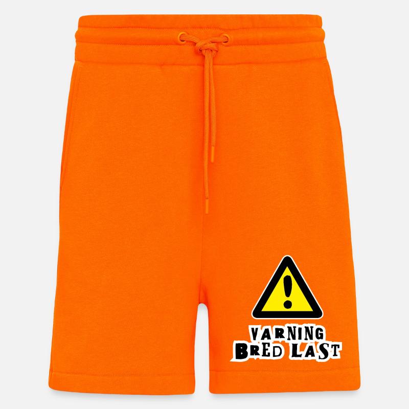 Warnung vor breiter Ladung - Shorts - made by SPREAD - SUNSET ORANGE