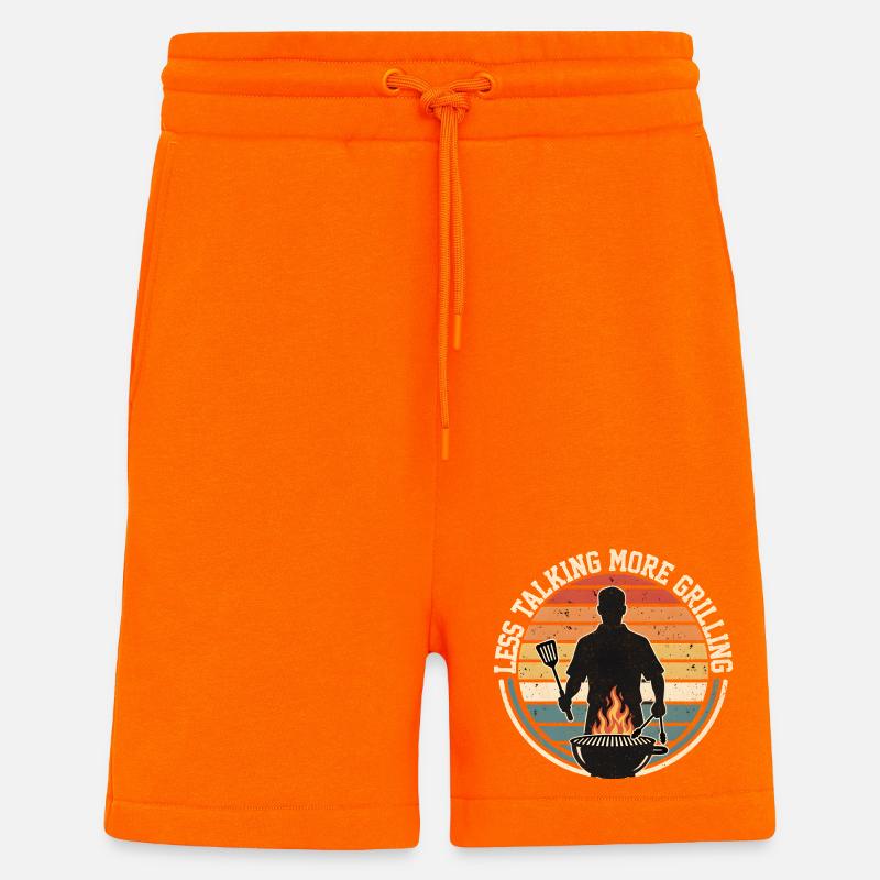 Retro Grill Master Sunset - Shorts - made by SPREAD - SUNSET ORANGE