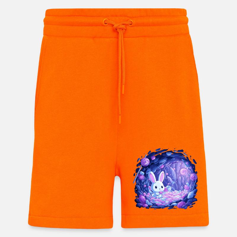 Sugar Cave Bunny in Candy Light - Shorts - made by SPREAD - SUNSET ORANGE