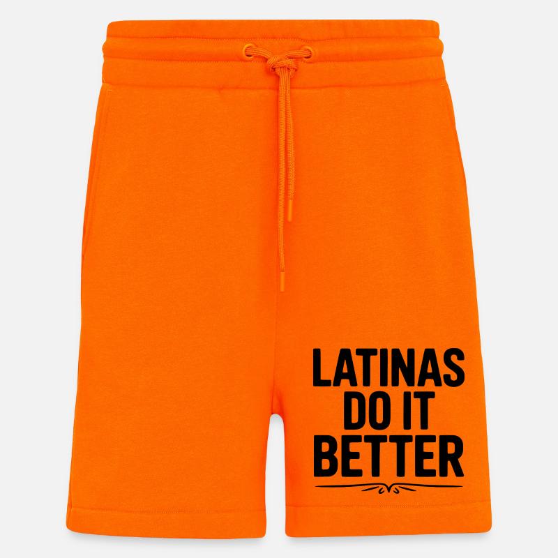 Latinas machen es besser - Shorts - made by SPREAD - SUNSET ORANGE