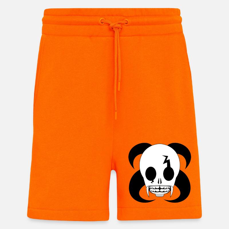 Punk Blitzschädel - Shorts - made by SPREAD - SUNSET ORANGE