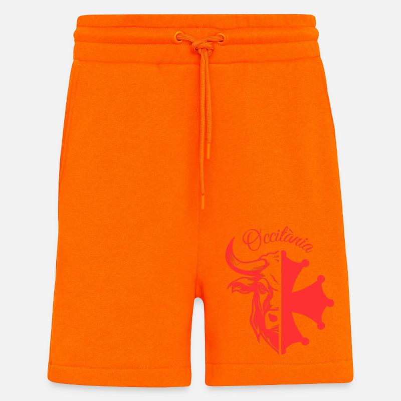 OCCITÀNIA STIER - Shorts - made by SPREAD - SUNSET ORANGE