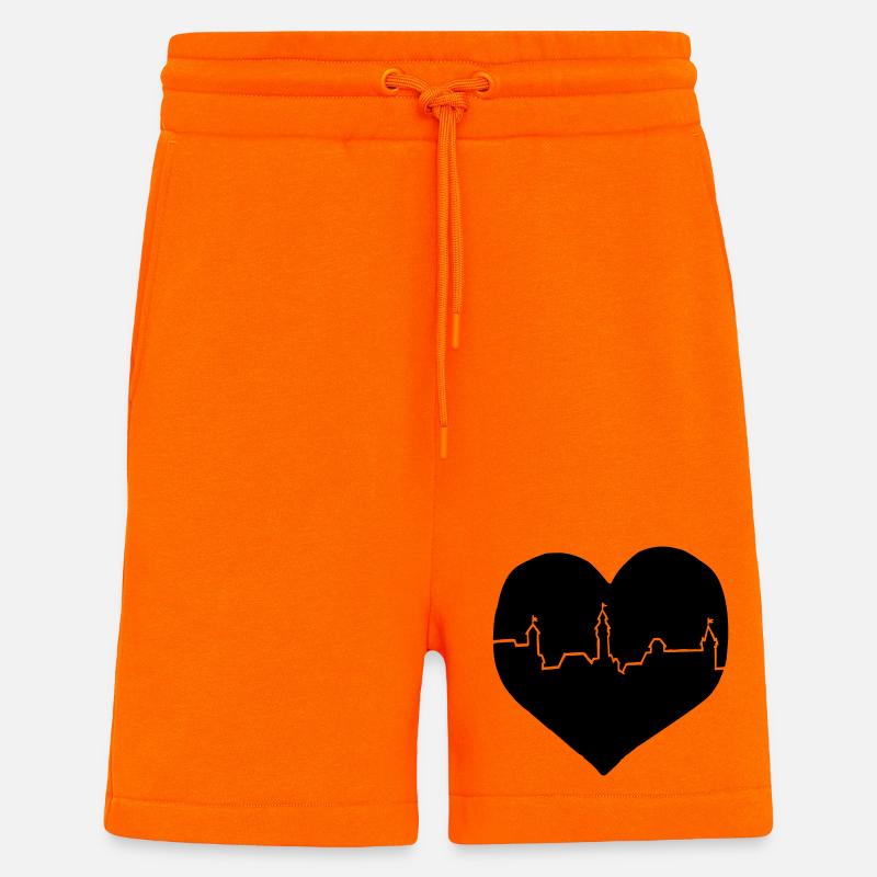 i love Nürnberg - Shorts - made by SPREAD - SUNSET ORANGE
