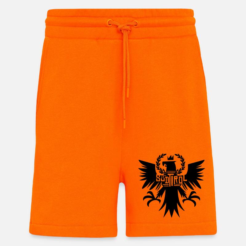 Abstract Transition Floral Pattern - Shorts - made by SPREAD - SUNSET ORANGE