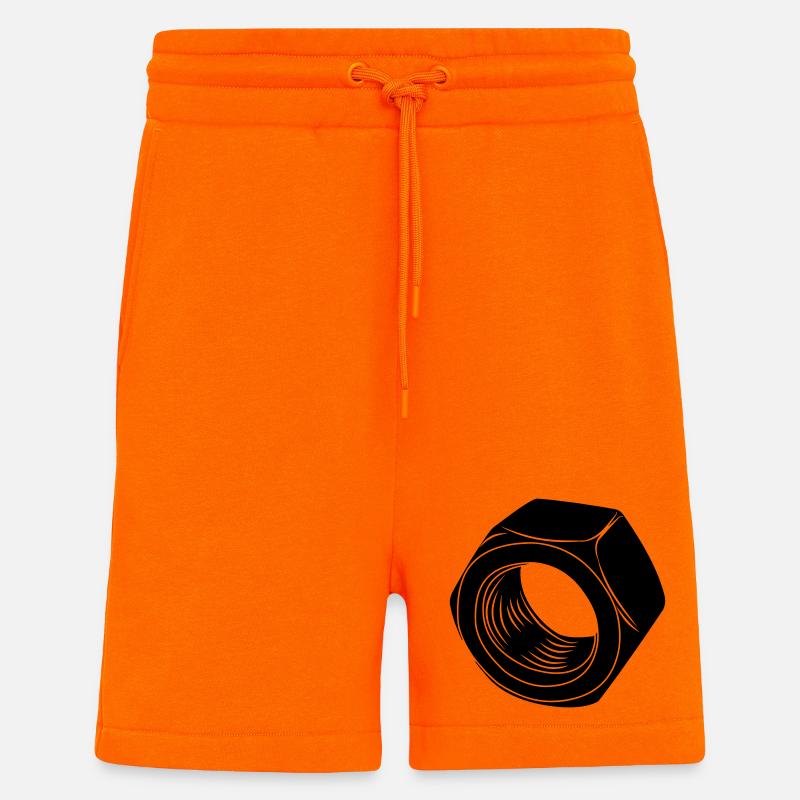 Nut for bolt - Shorts - made by SPREAD - SUNSET ORANGE