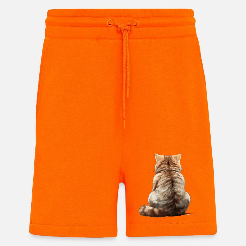 Exotic Shorthair - Short bio décontracté fabriqué en UE - SUNSET ORANGE