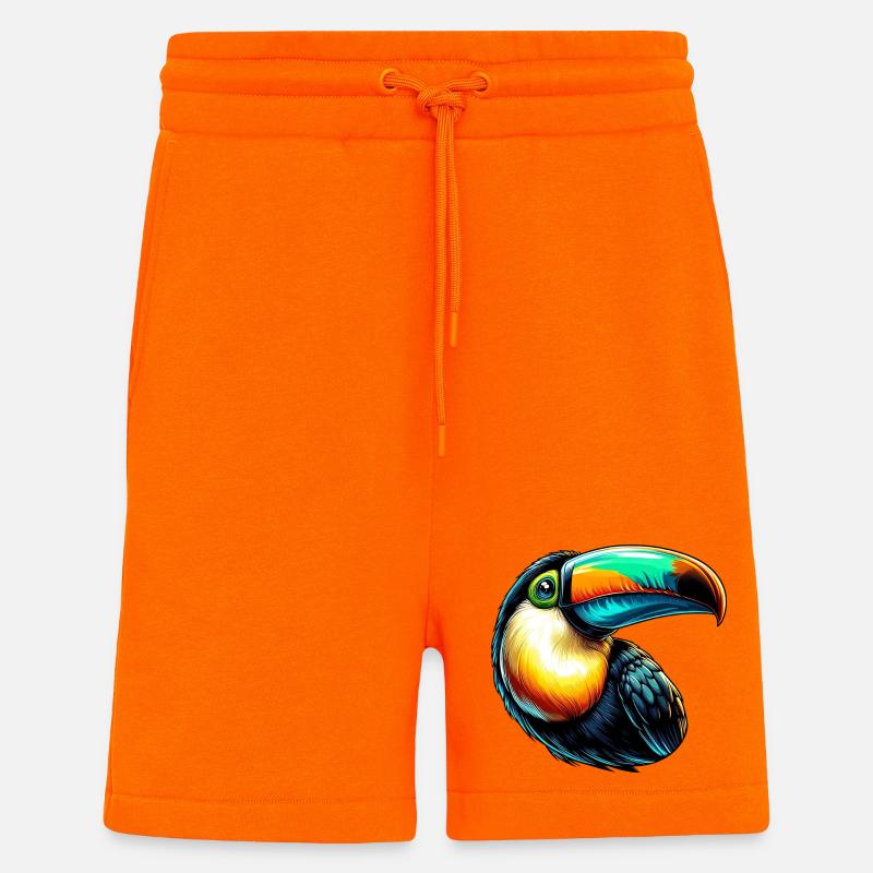 Toucan - Short bio décontracté fabriqué en UE - SUNSET ORANGE