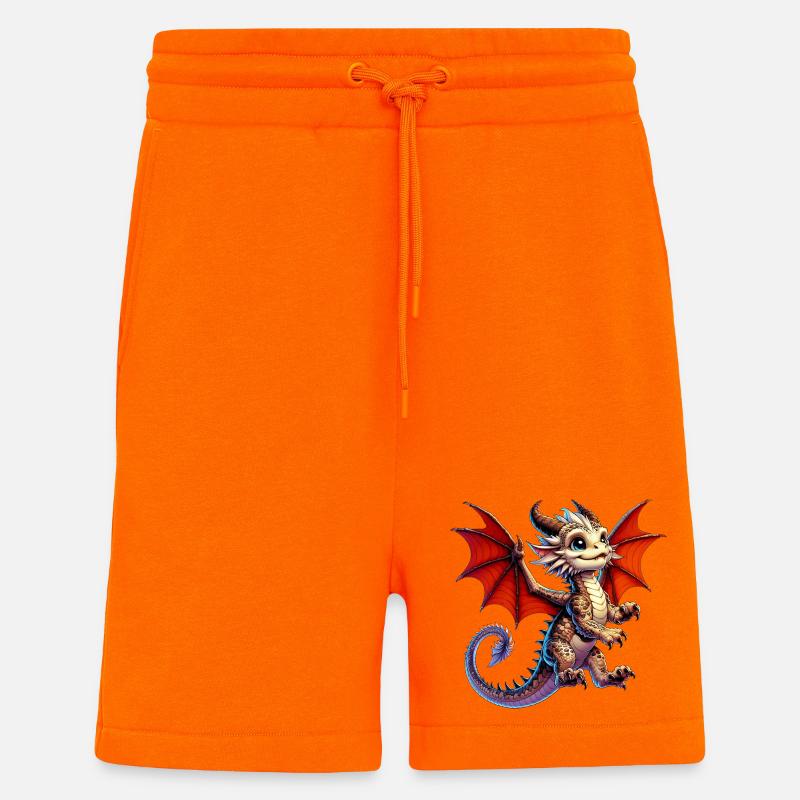 Drache - Shorts - made by SPREAD - SUNSET ORANGE