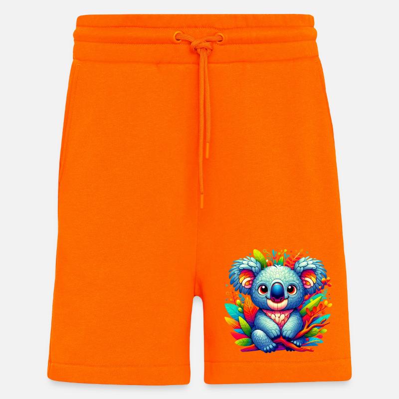Koala - Short bio décontracté fabriqué en UE - SUNSET ORANGE