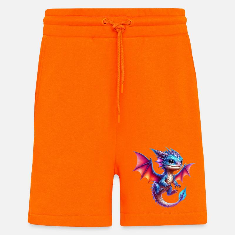 Drache - Shorts - made by SPREAD - SUNSET ORANGE