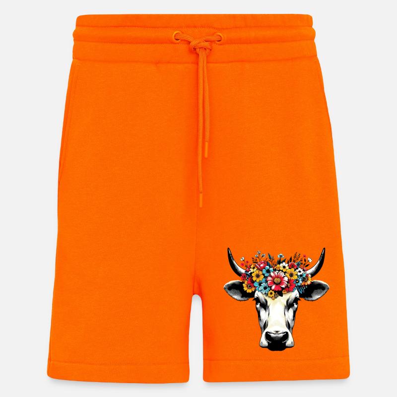 Kuh - Shorts - made by SPREAD - SUNSET ORANGE