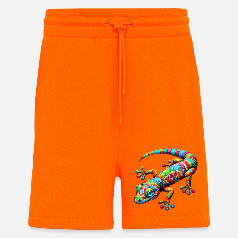 Gecko - Short bio décontracté fabriqué en UE - SUNSET ORANGE