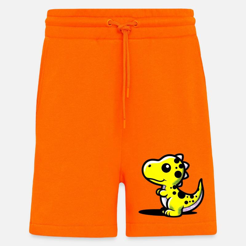 Dinosaurier - Shorts - made by SPREAD - SUNSET ORANGE