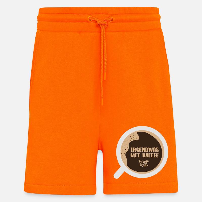 Irgendwas mit Kaffee - Shorts - made by SPREAD - SUNSET ORANGE