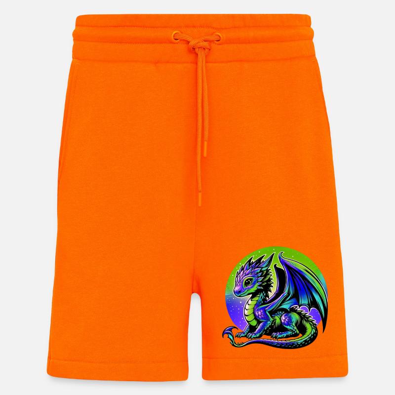 Dragon - Short bio décontracté fabriqué en UE - SUNSET ORANGE