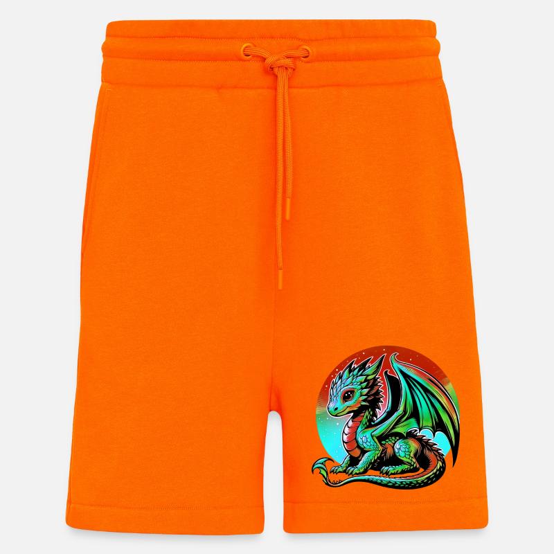 Dragon - Short bio décontracté fabriqué en UE - SUNSET ORANGE