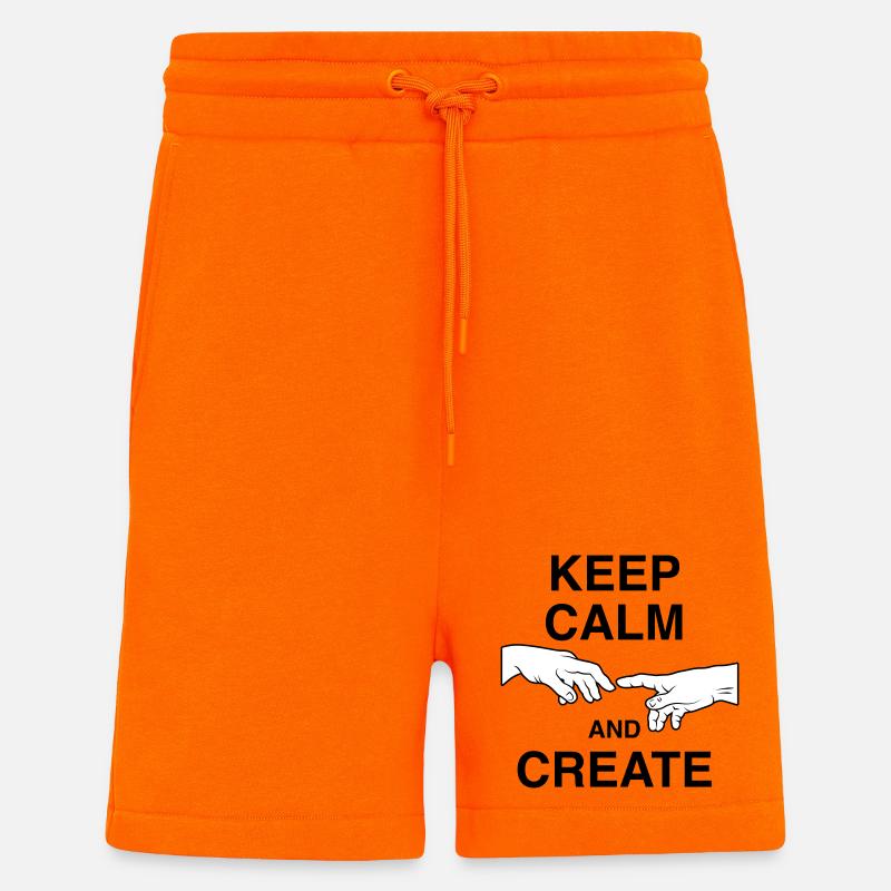 Keep calm and create - Shorts - made by SPREAD - SUNSET ORANGE
