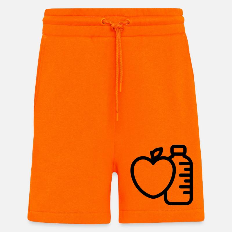 Gesunder Lebensstil - Shorts - made by SPREAD - SUNSET ORANGE
