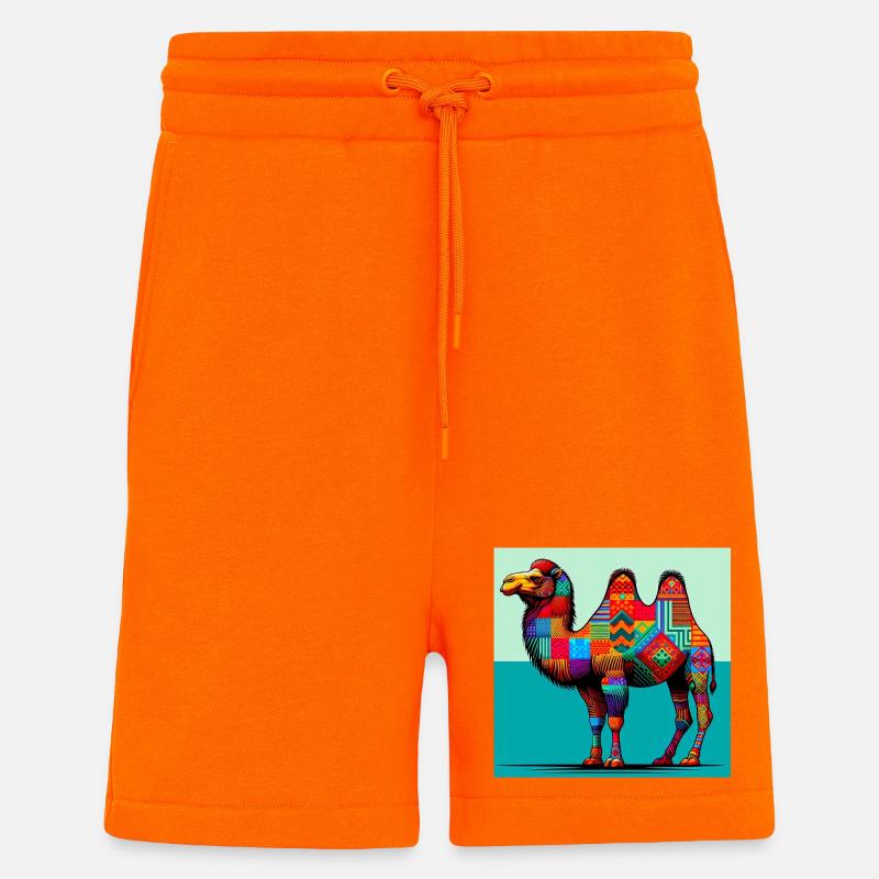 Kamel - Shorts - made by SPREAD - SUNSET ORANGE