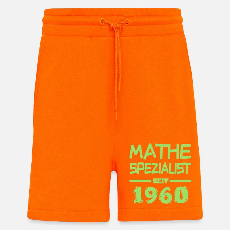 Math 1960 - Short bio décontracté fabriqué en UE - SUNSET ORANGE