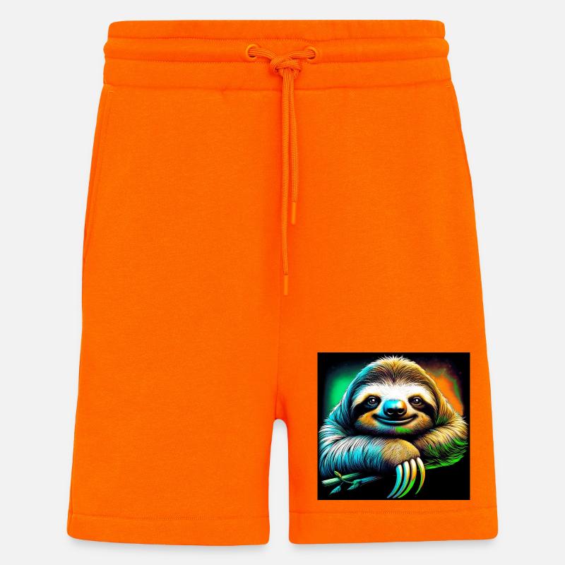sloth - Shorts - made by SPREAD - SUNSET ORANGE