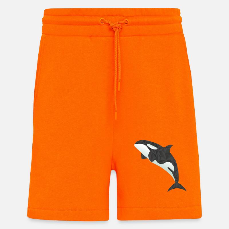 orca Wal - Shorts - made by SPREAD - SUNSET ORANGE