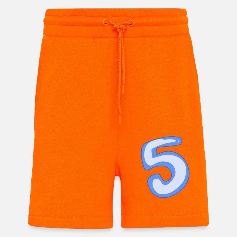 5 Blau - Shorts - made by SPREAD - SUNSET ORANGE