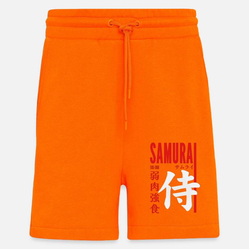 Samurai Master - Shorts - made by SPREAD - SUNSET ORANGE